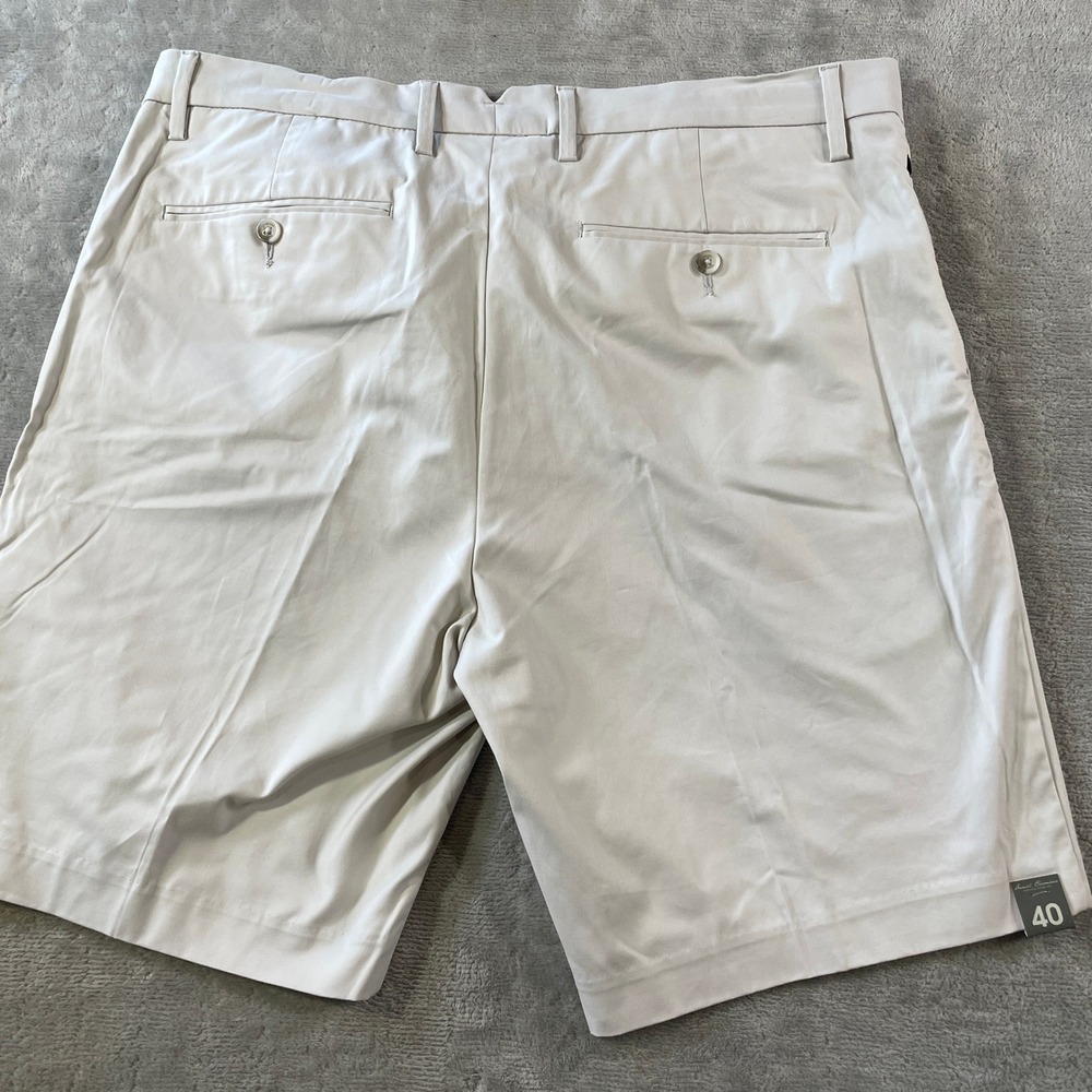 Daniel Cremieux Signature Chino Shorts Men 40 Beige Supima Casual Minimalist - Picture 7 of 8